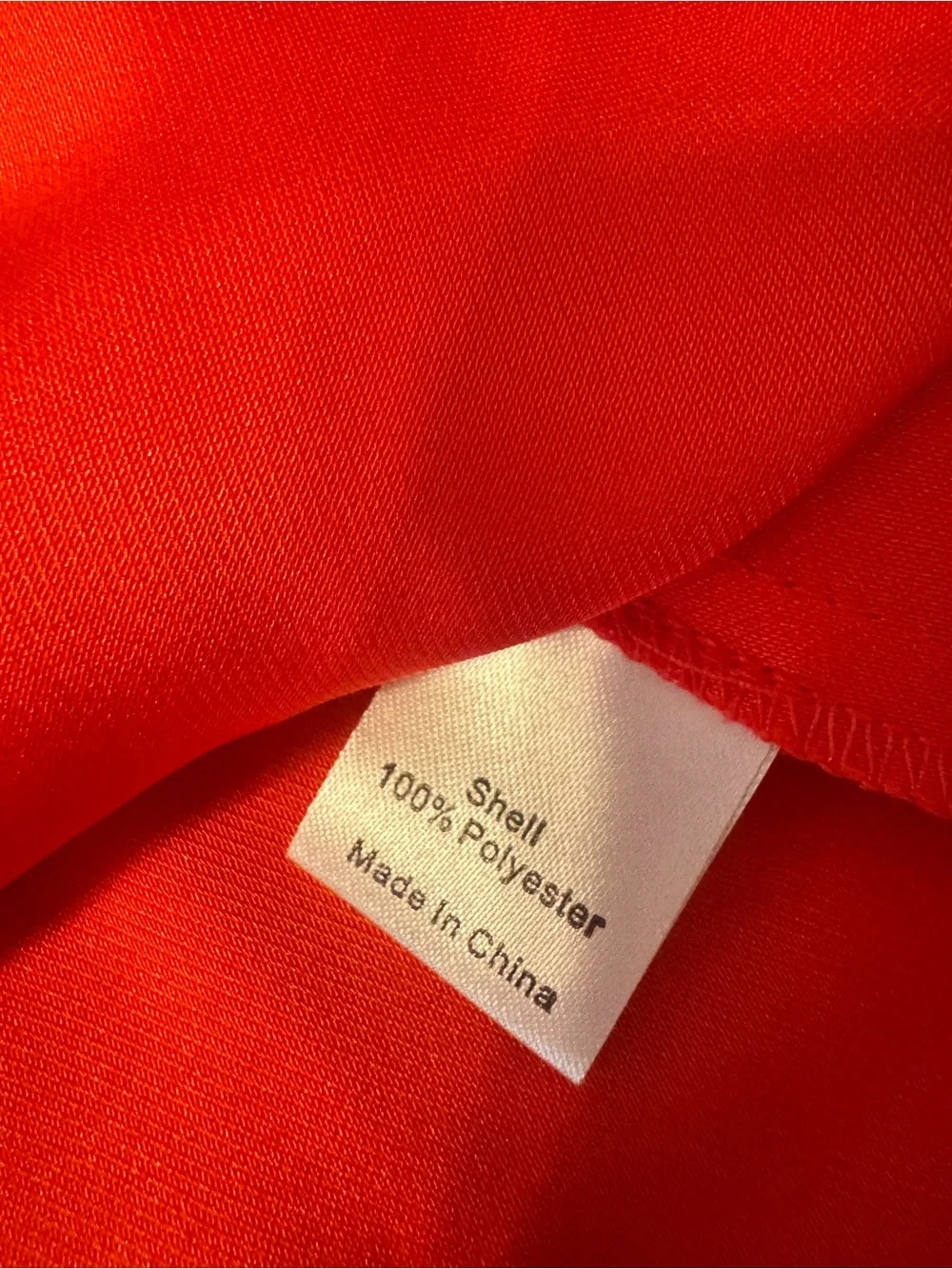 Tuckernuck Red V-Neck Blouse Puff Sleeve Top XS
